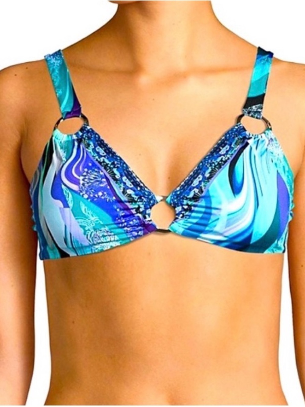 NWT Camilla Swim Wategos Wanderlust Bikini Top Size Medium